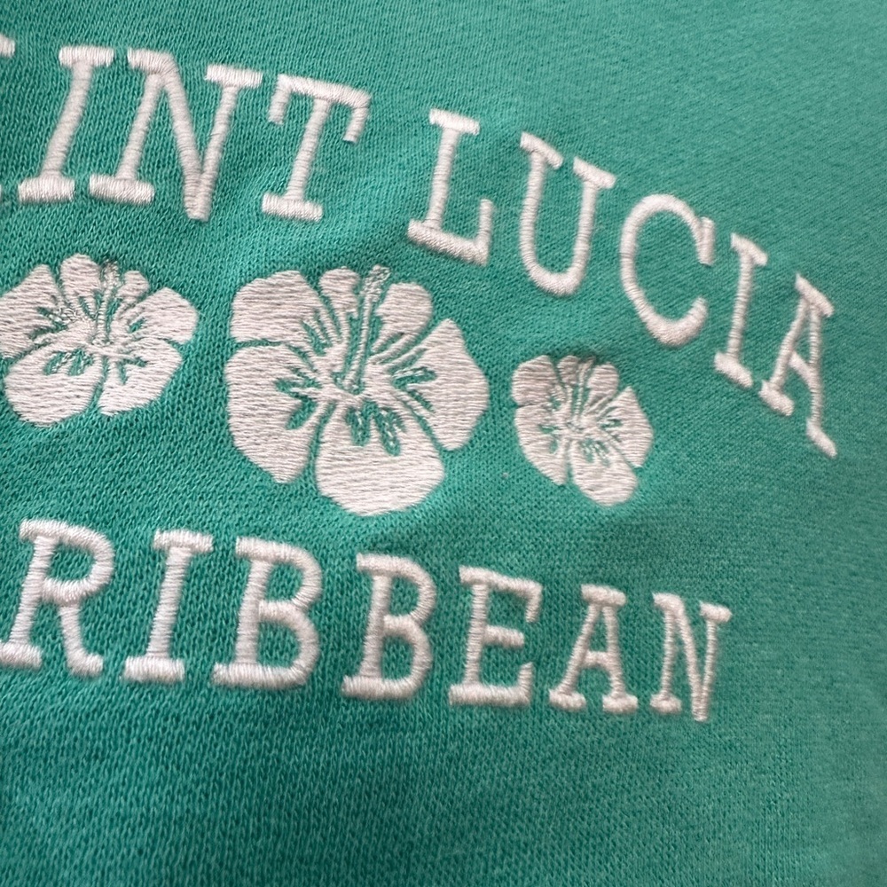 Caribbean Teal Crewneck Sweatshirt - Women - Picture 2 of 5